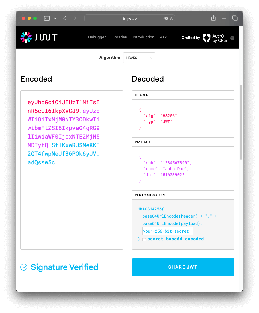 JWT.io 调试器